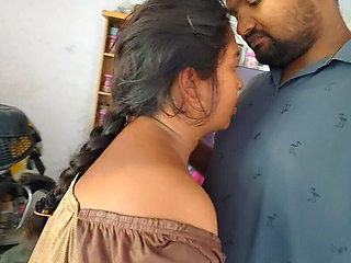For the First Time, a Stepbrother Showed His Penis to His Elder Stepsister and Created a Romantic Mood by Kissing Her Lips