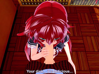 Rias Gremory Sex in the Library - Dxd Ntr Madness Series