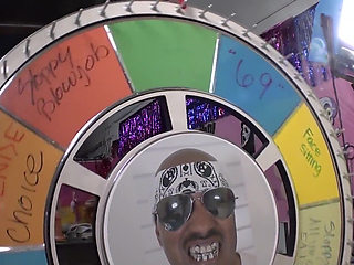 Rimming Latina gets her big titty friend to help