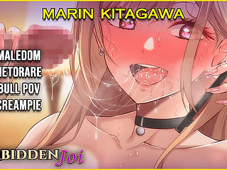 Marin Invites You While Her Hubby Is Away-to His House! (my Dress-up Darling) maledom, Ntr, Bull POV, Creampie