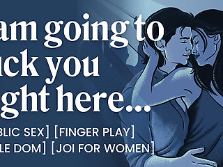 Male Dom Fucks You in a Public Bathroom - Dirty Talk & JOI for Women - ASMR Audio Porn - Erotic Audio Roleplay for Women