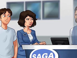 Raunchy stepmom gets down at the car dealership in summertime saga
