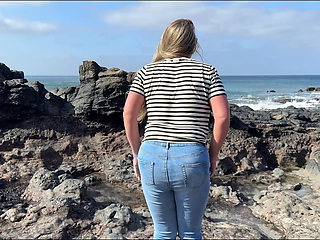 Another Beach Accident - Wet Jeans by the Shoreline