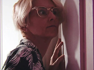 KinkyHome Amateur Blonde MILF Pegging Her Husband With Strapon For Cumshot Orgasm