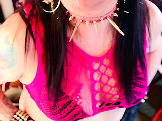 A British Tart Tina Snua Smokes A Cigarette Wearing Leather Gloves - Smoking Smoker Dangle Cigarette OMI OME Snap Inhale