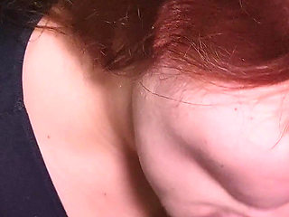 Fucked a Redhead MILF's Mouth Hard in Her Sports Leggings and Stuck It in Her Tight Hole