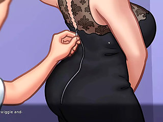 new step mom and step son  make amazing seen in summertime saga part 2