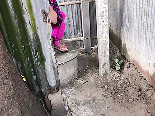 Desi Sister Caught Peeing in Bathroom - Tight Pussy Fuck & Anal Action - SAFI TV