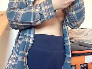 Hana Sexy in College Skirt Outfit Perfext Body Good Ass