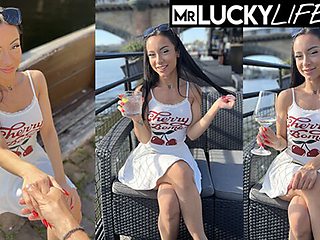 Smiling Cara and Cara's swallow xxx