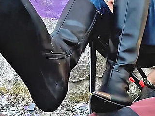 Sweet Submission: Cake on the Mistress’s Boots