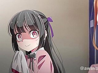 They masturbate in their gym clothes and then get naked and have sex.