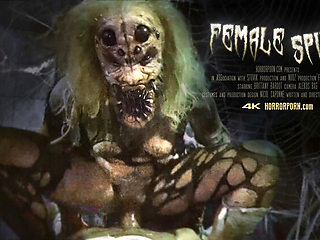 Hot Horror Porn: Spider Monster Fucks & Feeds on Brittany Bardot - Rough BJ, Facial, POV