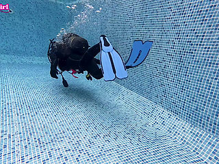 Vintage Mask & 8mm Wetsuit Underwater Scuba Bliss