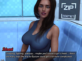 Stranded in Space - Indian MILF with Big Tits Moans While Getting a Massage