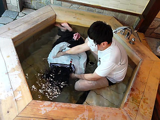 Dripping Uniform, Restrained in a Bathtub, off-campus Lesson