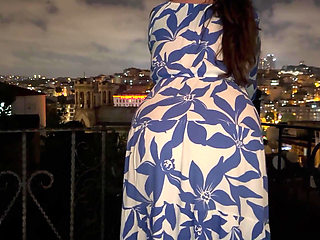 Farting on the Balcony with a City View