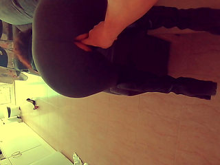 My tenant, a pretty French libertine, offers me her big ass