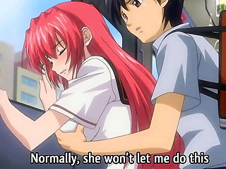 Busty Anime Stepsister Fucked in Public Train - Hentai Creampie