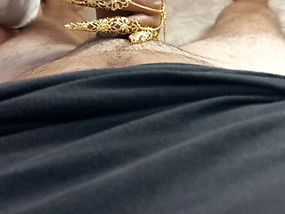 My Golden Predator Claws Make Your Cock Crazy - Handjob Tease & Intense Loud Orgasm POV