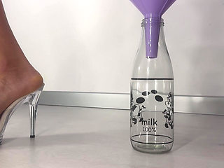 Peeing in a Bottle Through a Funnel