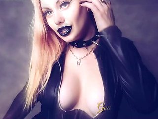RussianBeautys BDSM Nurse Dominates Elderly Granny with Black Glossy Lips