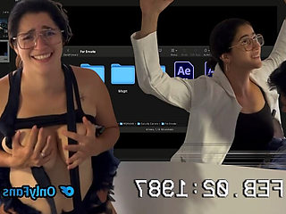 Horny Secretary Fucks the Security Guard.