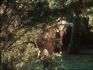 Vintage outdoor fuck with a dude and indoor fuck in the library