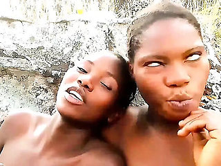 Latina Granny Wrestling in Mountain Village - Ebony & Retro POV HD