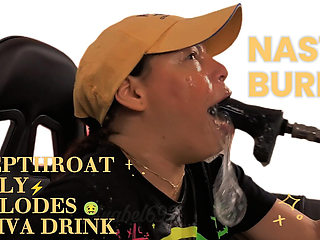 I Burp Filthily in Your Face and Hard Cock, I Fuck My Throat Hard
