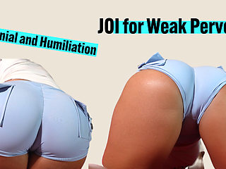 Ass Denial and Humiliation: JOI for Weak P