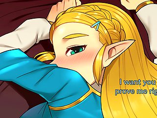 Playful exploration with Zelda in a remastered hentai JOI experience