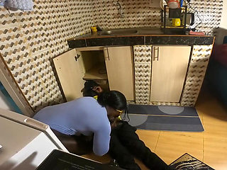 Horny Plumber Drilling Her Big Ass