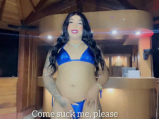 A cumshot from the heights, I show you my new heels