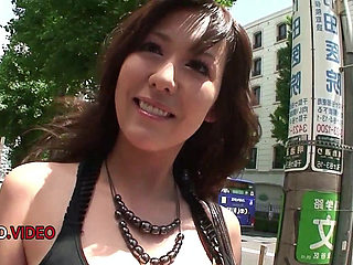 Akari Minamino JAV steamy asian girl blowjob then stiff bang session .