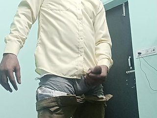 Indian Desi Man show masterbating and sucking with neighbour