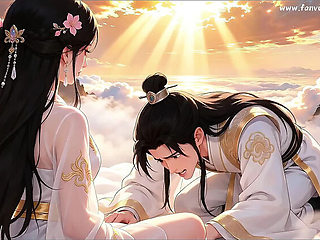 Classical Chinese Beauty Gets Face Fucked - Master's Carnal Dual Cultivation Episode 3 (AI Animated)