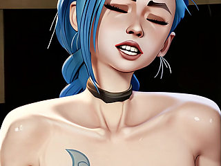 Jinx praises you as she tells you how to jerk it for her JOI