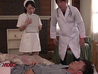 Ui Kinari: Hot Asian Nurse Gives Intense Blowjob Before Passionate Sex Session