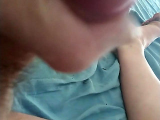 My swollen glans that makes a greasy spit after a handjob...