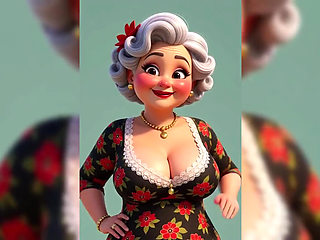 Topless Granny Animation