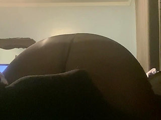 Sheer black pantyhose