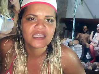 Paty Butt's 2021 Beach Carnival: Big Ass Amateur Orgy with Latina Babes