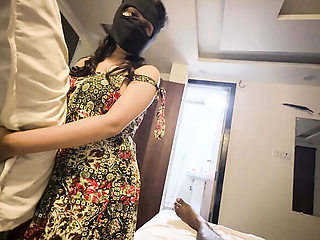 Scared Stepsister Shares Bed with Stepbrother - Rough Fucking in Hindi