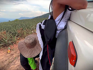 A Peasant Woman Wanted to Harvest Pineapple and Instead He Planted Cassava in Her Pussy