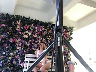 Blonde teen Sierras first erotic masturbation video