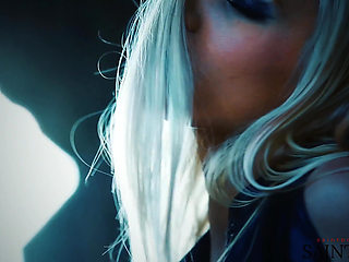Blonde Does Business with an Open Mouth and a Taste for Cum