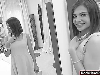 Rocco Siffredi - Petite Brunette Gets Her Tight Ass Fucked By Big Cock