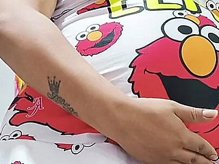 Stepcousin Keli in Her Elmo Pajamas, Wanting to Suck Dick