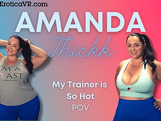 Amanda Thickk - My Trainer Is So Hot - Sexlikereal